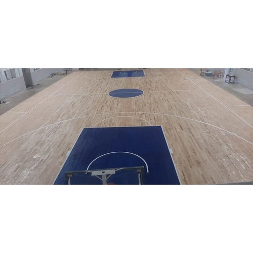 Wooden College Sports Flooring