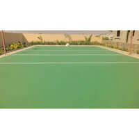 Green Acrylic Volleyball Court Flooring
