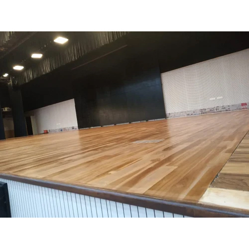 School Auditorium Wooden Flooring By RICOCHET SURFACES LLP