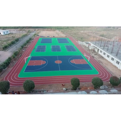 Outdoor Synthetic Basketball Court Flooring