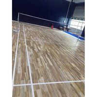 Indoor Teak Wood Badminton Court Flooring