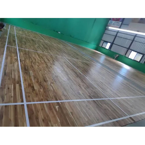 Read Teak Wood Badminton Court