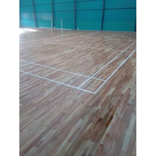 Indoor Badminton Court Wooden Flooring