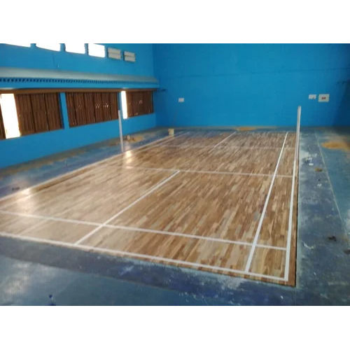 Wooden Indoor Badminton Sports Flooring