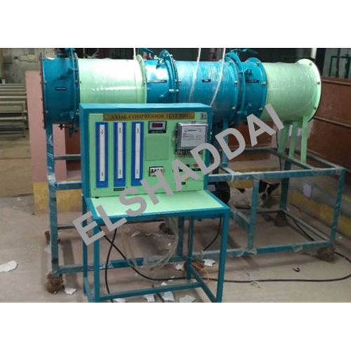 Blue & Green Axial Compressor (Flow Fan) Test Rig (Propulsion- Lab)