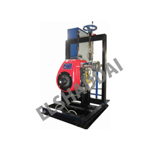 Black & Red Single Cylinder 4 Stroke Air Cooled Petrol Engine Test Rig