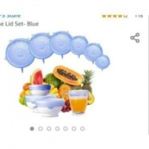 Silicone Lid Pack Of 6 Pc KD-1595