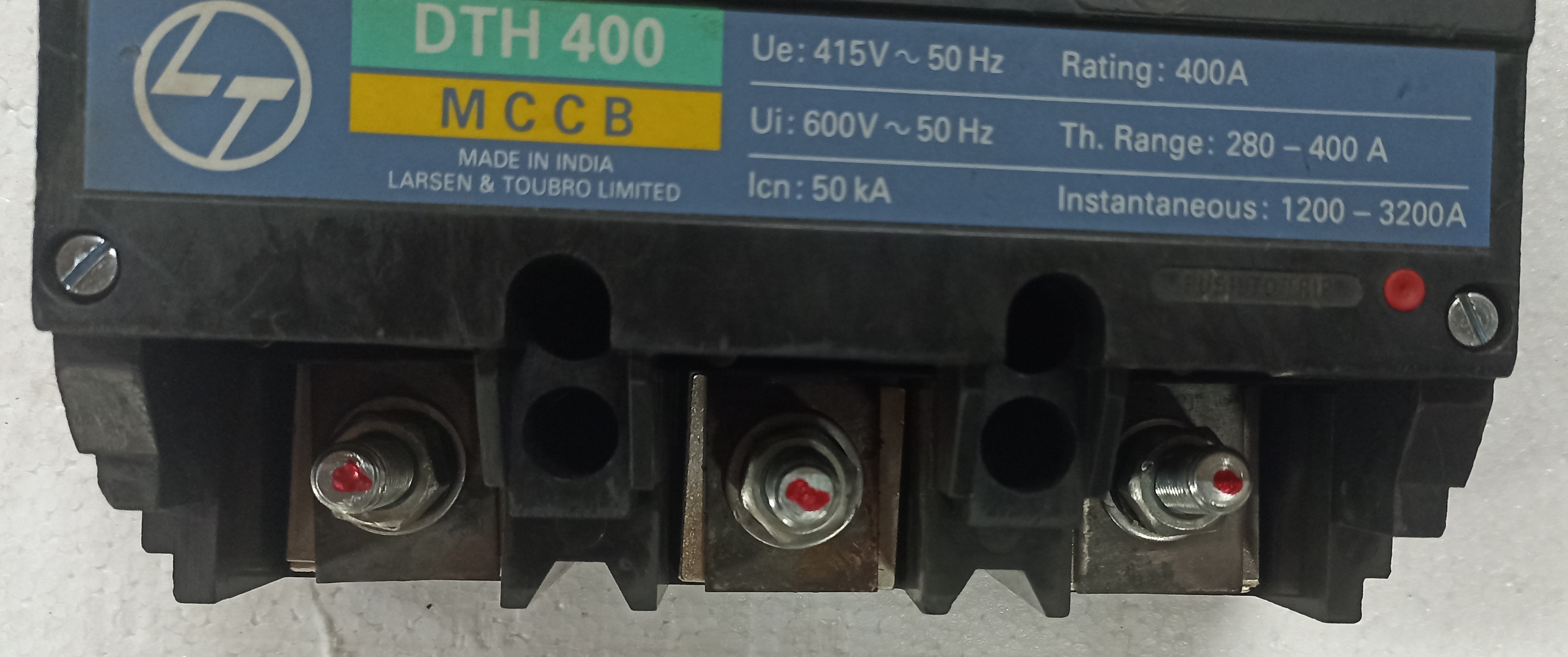 LT (DTH 400) 400A 3P MCCB