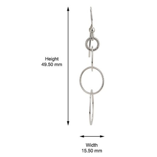 Dangling Multi-Link Hanging Earrings