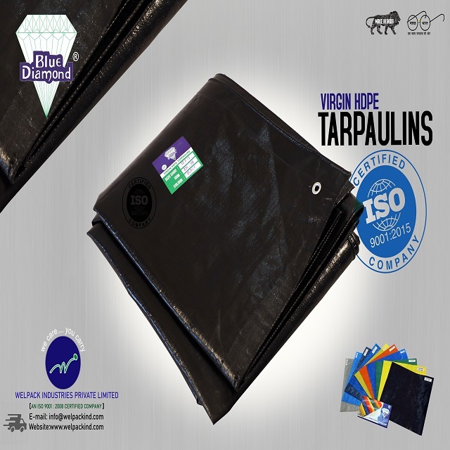 Black HDPE Laminated Fabric