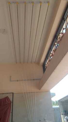 Ceiling mounted pulley type cloth drying hangers in Thiruvaly Kerala