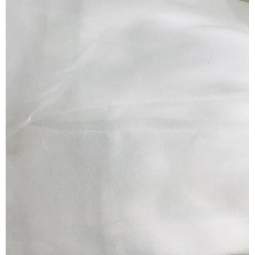 Milky White Plain Rayon Fabric