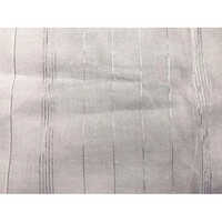 Silver Crepe Rayon Fabric - Plain Pattern, Quick Dry | Custom Length And Yarn Type Available