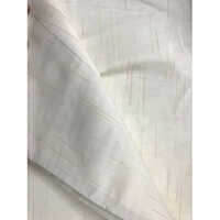 Off White Moss Crepe Fabric - Washable, Plain Texture | Ideal For Garment Industries, Custom Length As Per Requirement