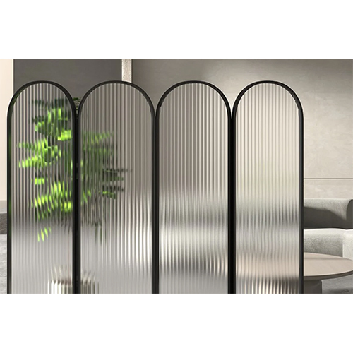 Transparent Fluted Glass