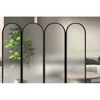 Fluted Glass - Toughened & Annealed | White, Plain Pattern, Industrial Use, Various Sizes Available, Market Coverage 250-300 Km