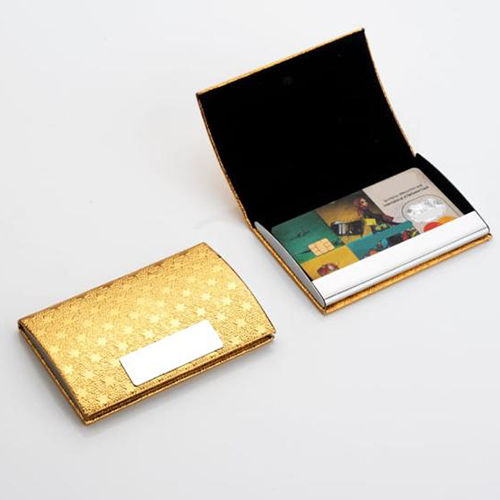 Premium Gold Business Card Holder