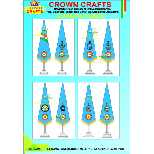 embroidery cone flag