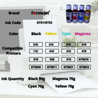 Formujet IHC GT51 GT52 Refill Ink Set