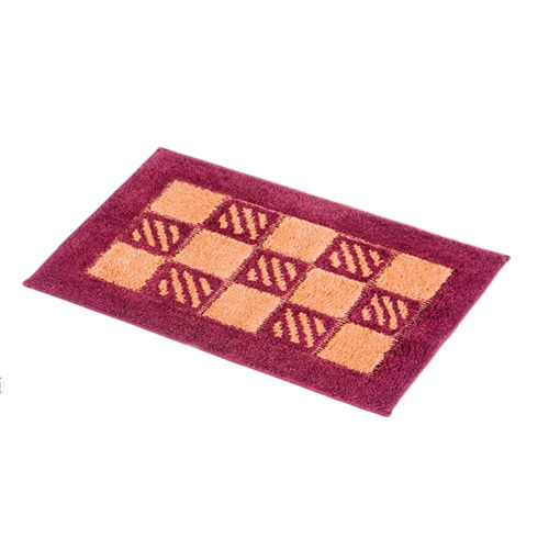 Washable Check Box Design Door Mat