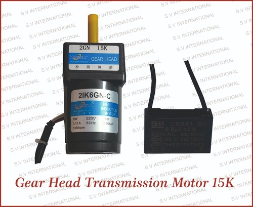 Gear Head Transmission Motor 15K