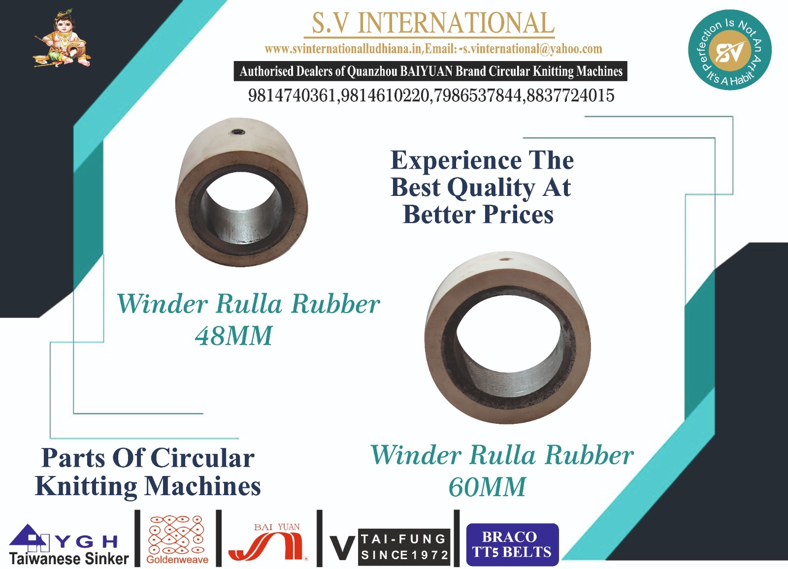 Winder Rulla Rubber (48MM) and (60MM)