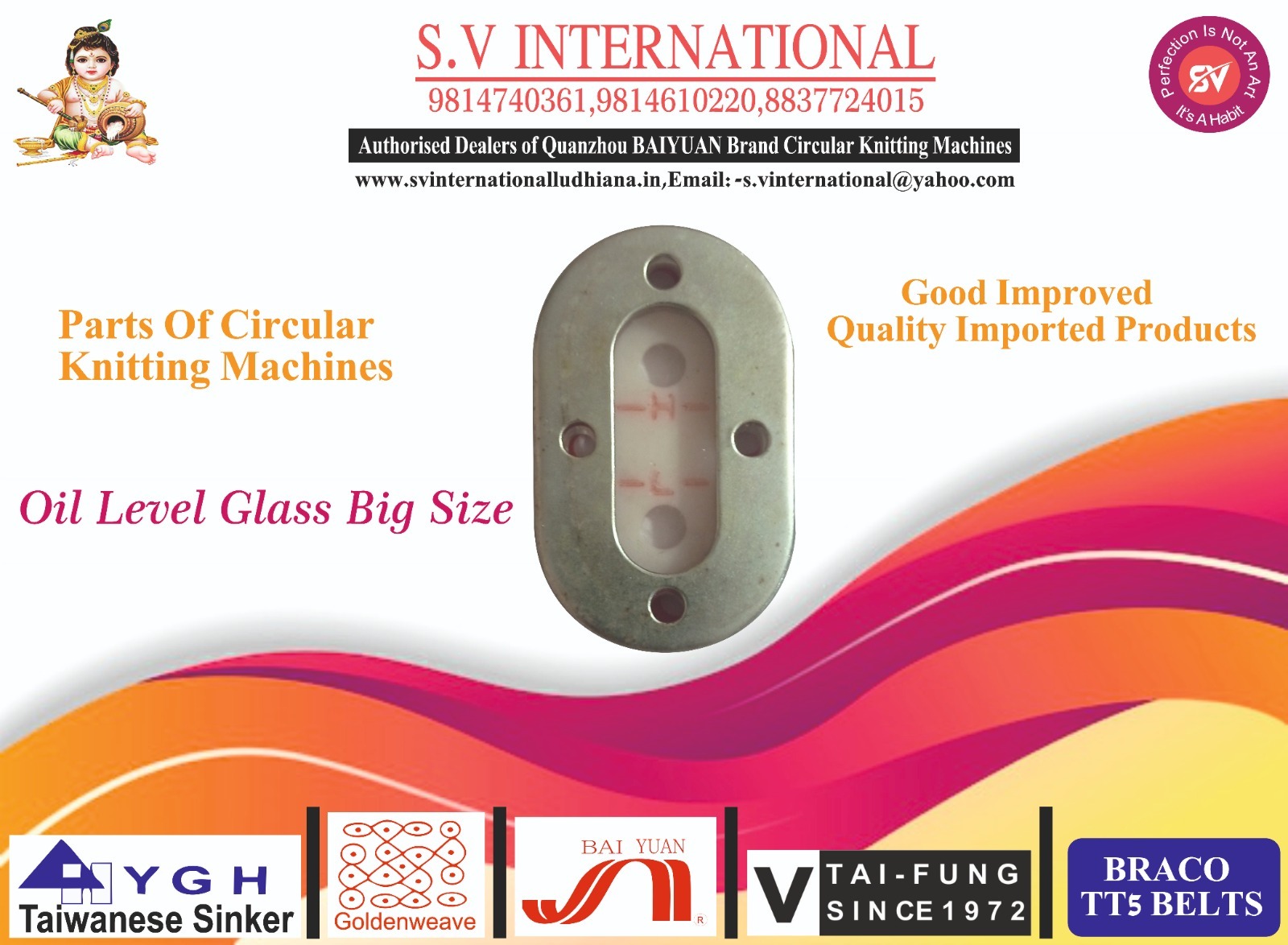 Oil Level Glass Big Size
