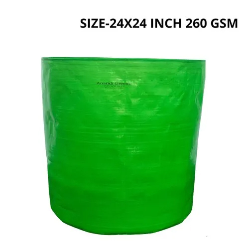 24X24 Inches Green Round Grow Bag