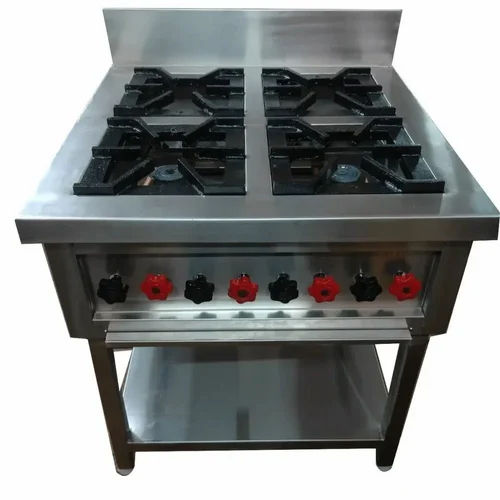 4 Burners Commercial Gas Range