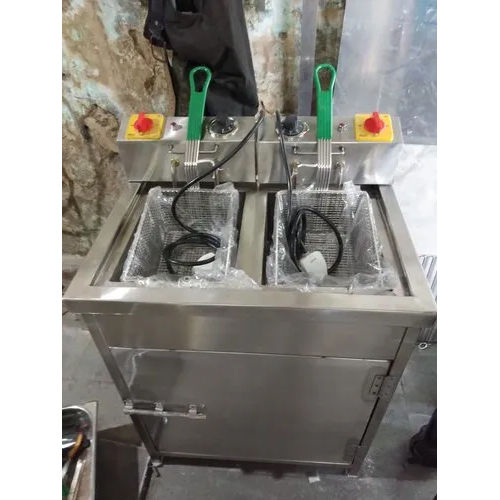 Twin Tank Electric Fryer Machine