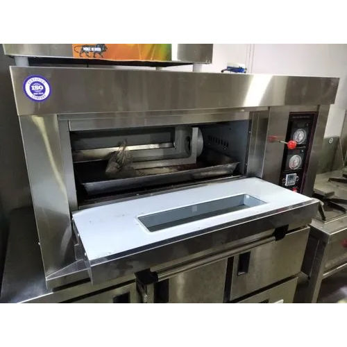 Silver Manual Convection Gas Oven