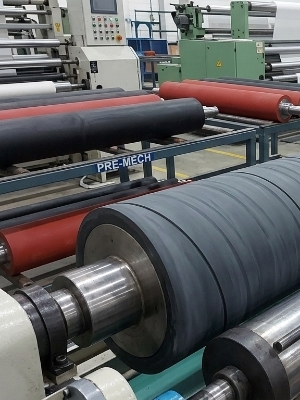 Silver Ss Paper Mill Roller