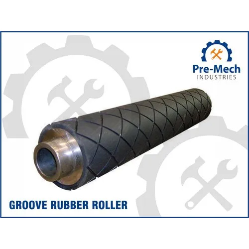 Grooved Rubber Roller