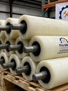 Plastic Conveyor Roller - Mild Steel & Plastic, 6x4 Inches, White Color - High Quality & Durable For Industrial Use