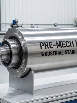 SS Industrial Roller - Stainless Steel, 3 Inch Diameter x 12 Inch Length | High Quality & Durable, Sleek Silver Finish