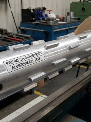 Lug Type Aluminium Air Shaft - Color: Silver