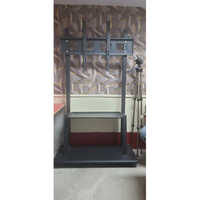 Interactive Flat Panel Floor Display Stand Application: Industrial