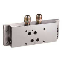 Silver Water Jet High Pressure Manifold Top Hydraulic Manifold