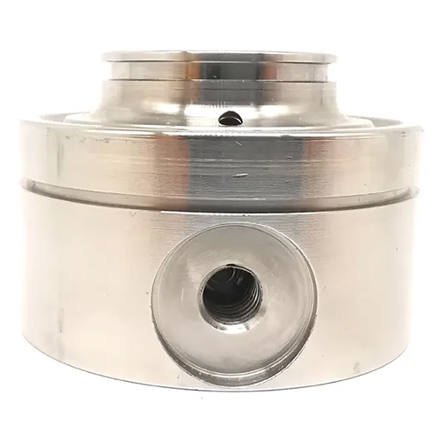 Water Jet High Pressure Subplate Adapter - Steel Construction, Silver Finish | Good Quality, Interchangeable Mounting Platform for Machine Tooling