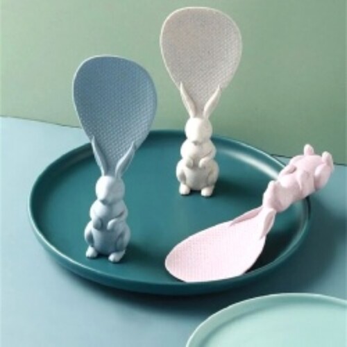 Stand Up Rabbit Rice Spoon Shovel