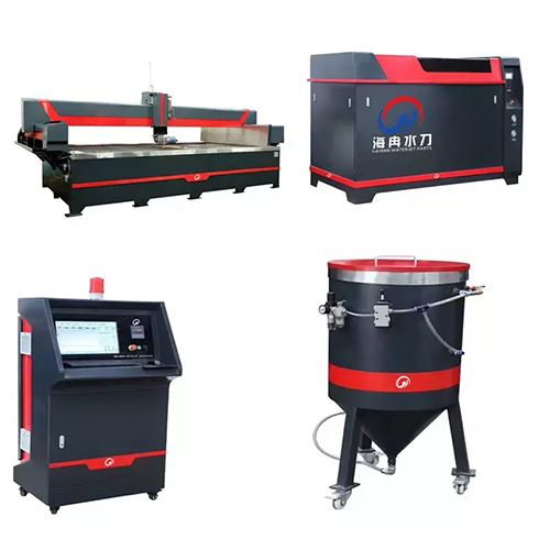 Black High Pressure Cnc Water Jet Cutting Machine