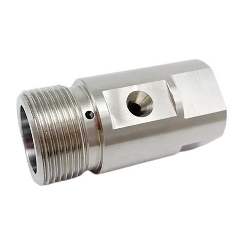 Silver Cnc Stone High Pressure Cutting Head 1-11033 Waterjet Switch Body-11033