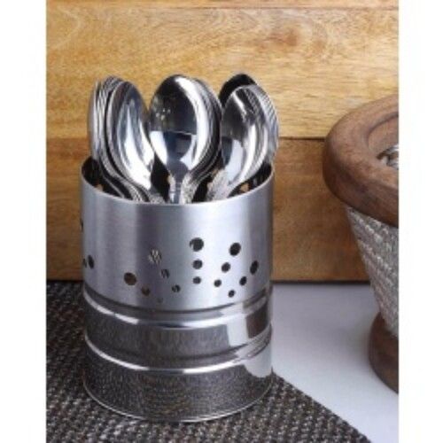 Silver Steel Spoon Stand 4x5 Gol