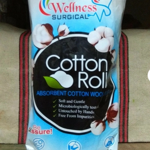 White Cotton Roll For Surgical Use