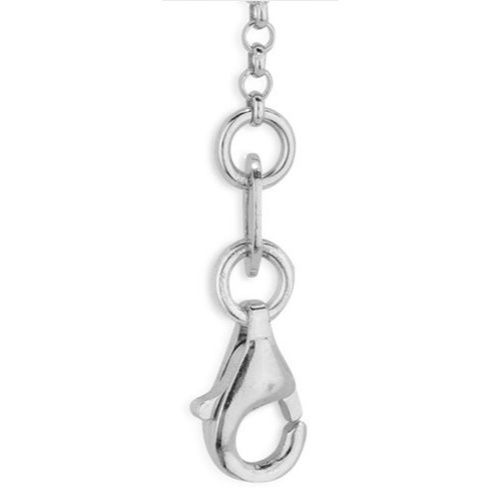 Dangling Open And Close Star Charm Silver Anklet