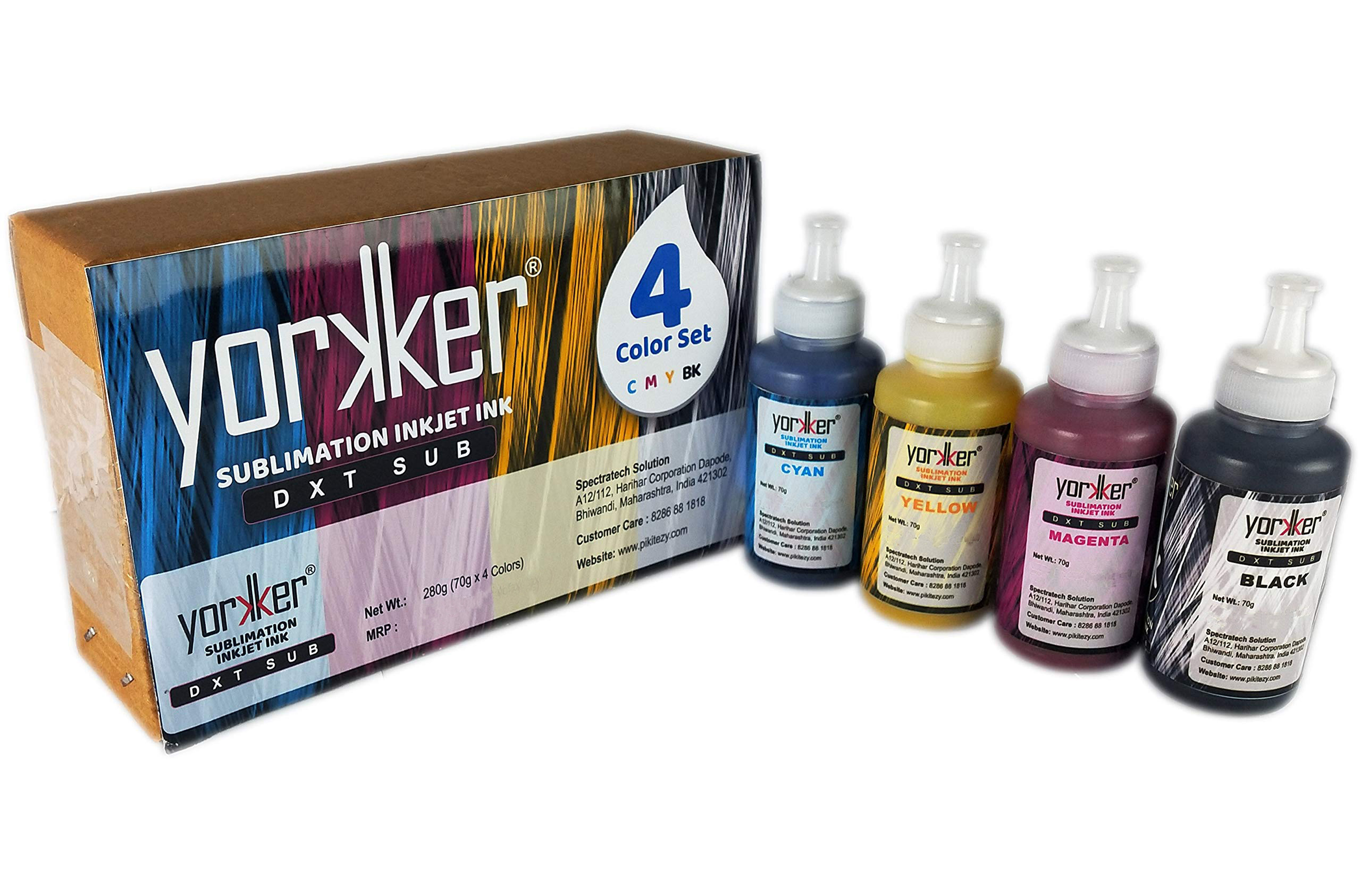 Yorkker Sublimation Ink DXT SUB for Heat Transfer Printing on Mugs