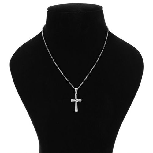 Cross Silver Pendant Necklace