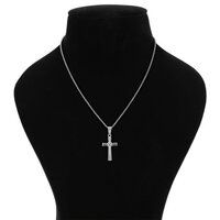 Cross Silver Pendant Necklace