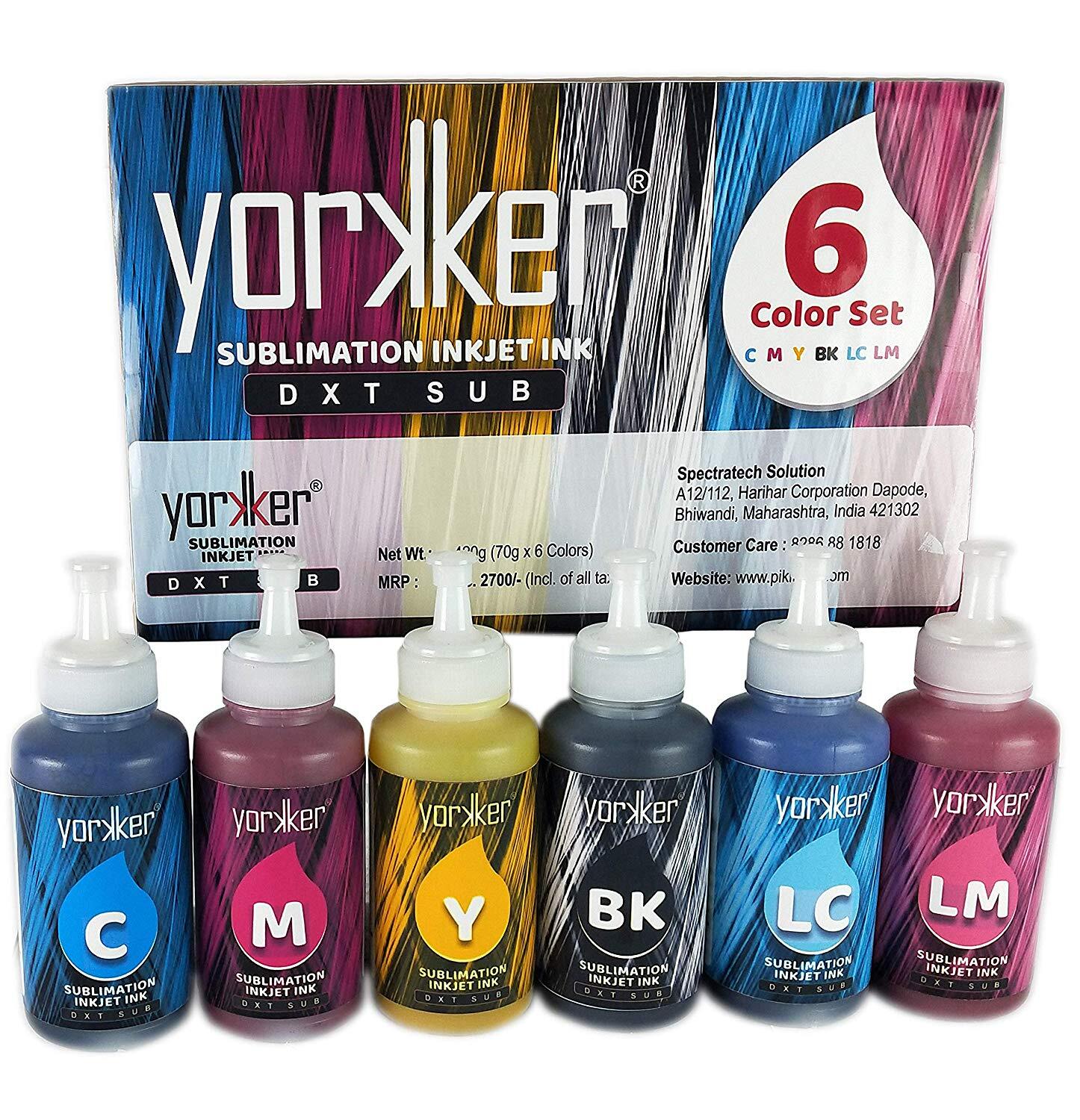 Yorkker Sublimation Ink DXT SUB for Heat Transfer Printing