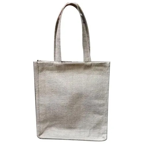 Jute Loop Handle Bags - 8x10 Inch Beige | Durable Eco-Friendly Degradable Recyclable Strong Comfortable Loop Handles